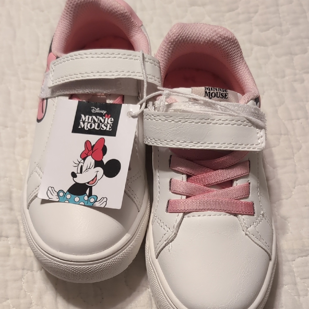 Disney Minnie Mouse Kids Sneakers - White and Pink